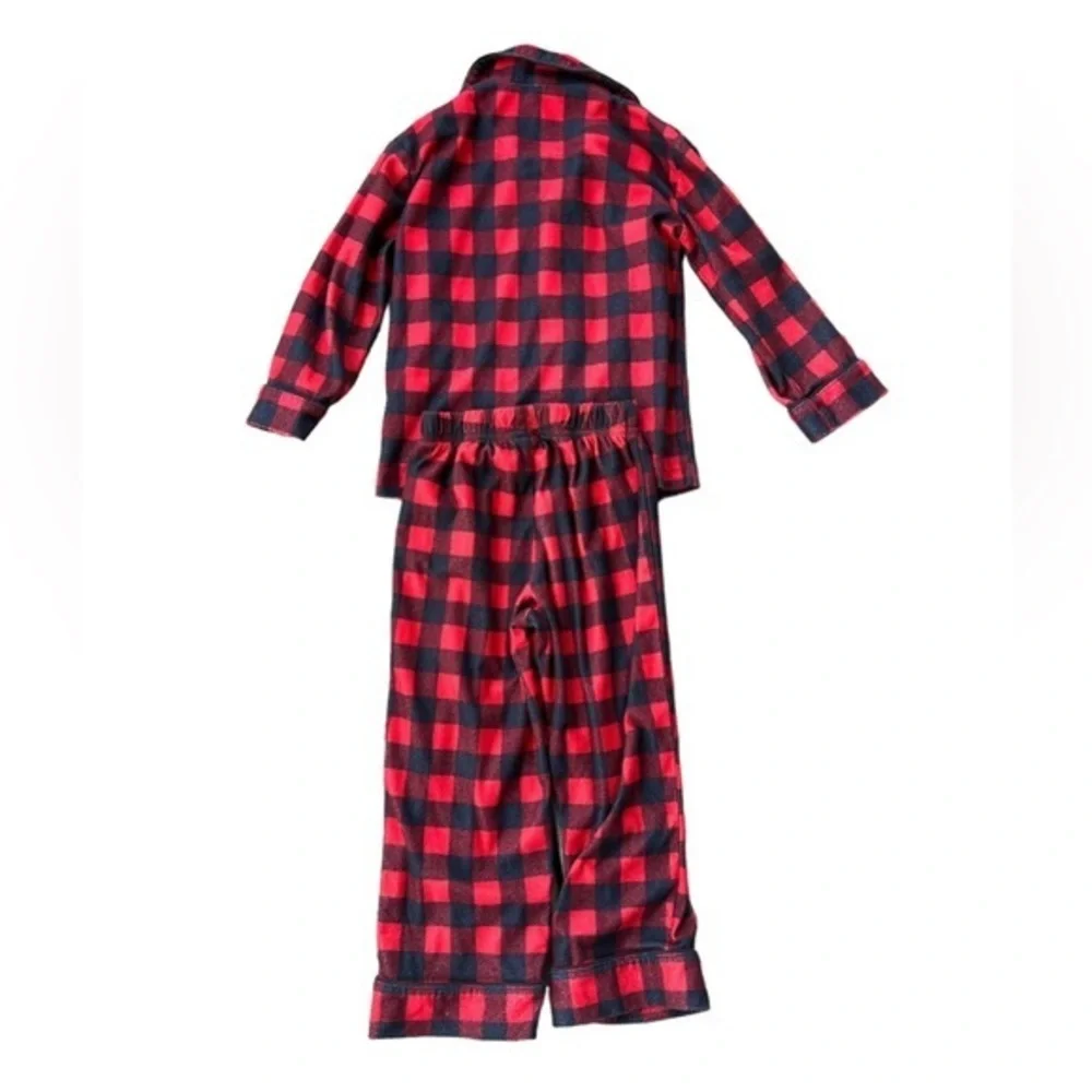 Kid’s size 4‎ Christmas pajamas red Buffalo plaid